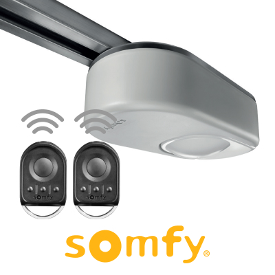 Sektionaltor mit Somfy Dexxo Smart (IO) Antrieb