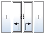 Hebe-Schiebe-Tür